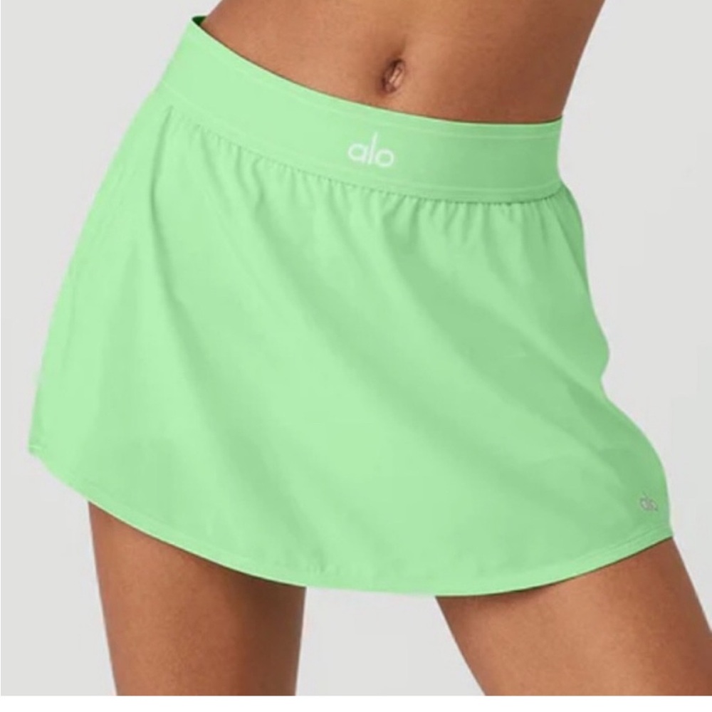 ALO Yoga Women's Light Green Skater Skirt